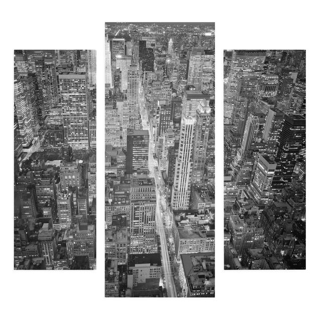 Quadri in bianco e nero Midtown Manhattan II