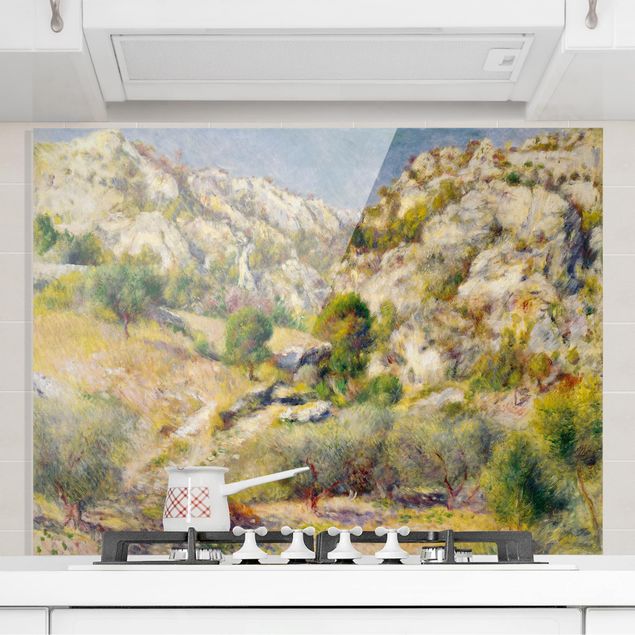 Stampe quadri famosi Auguste Renoir - Roccia all'Estaque