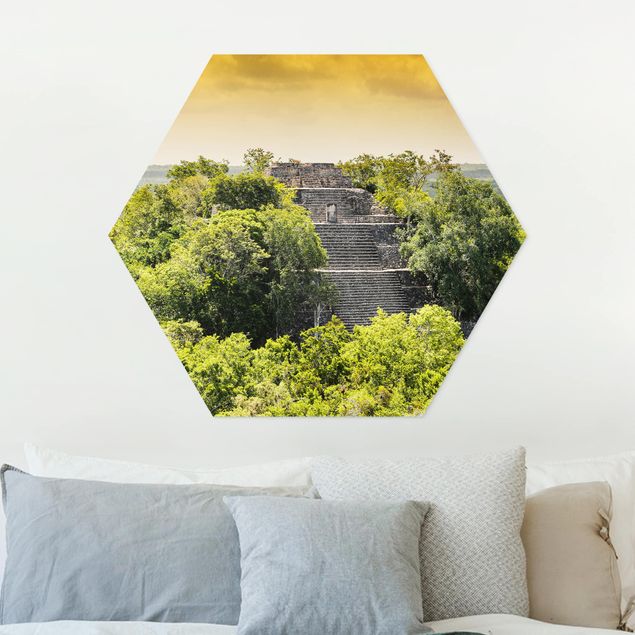 Quadro paesaggio Piramide di Calakmul
