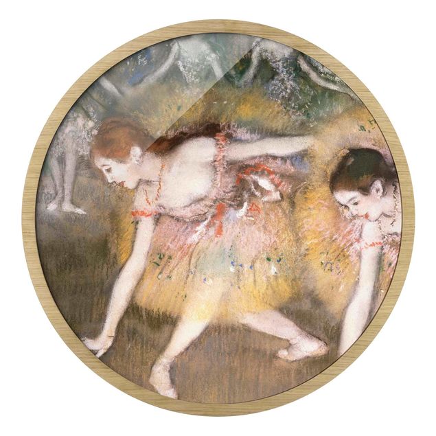 Riproduzioni quadri famosi Edgar Degas - Danzatrici che si chinano