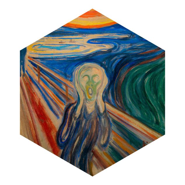 Carte da parati moderne Edvard Munch - L'urlo
