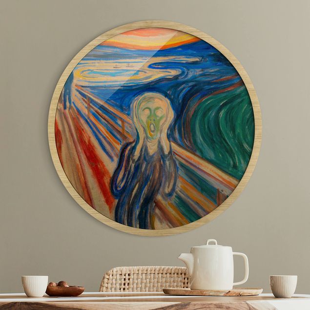 Quadro post impressionista Edvard Munch - L'urlo