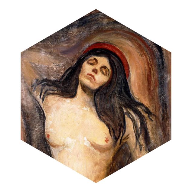 Carte da parati moderne Edvard Munch - Madonna