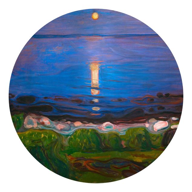 Stampe quadri famosi Edvard Munch - Notte d'estate sulla spiaggia