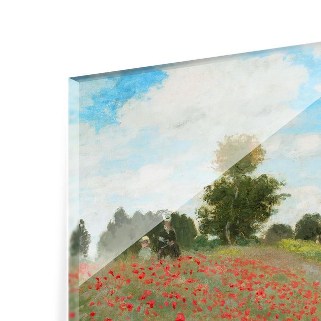 Paraschizzi con paesaggio Claude Monet - Campo di papaveri vicino ad Argenteuil