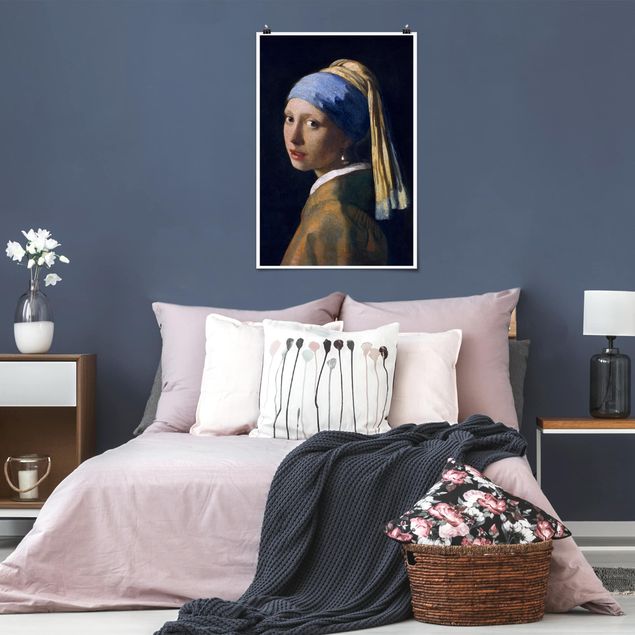 Quadri moderni   Jan Vermeer Van Delft - Ragazza con l'orecchino di perla