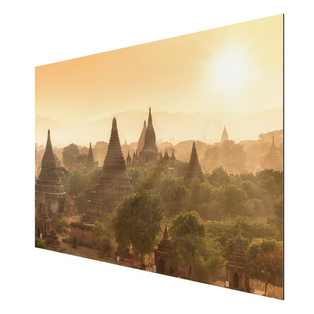 Quadri moderni   Il sole che tramonta su Bagan