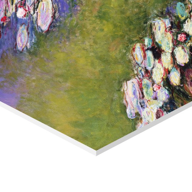 Quadro verde Claude Monet - Ninfee