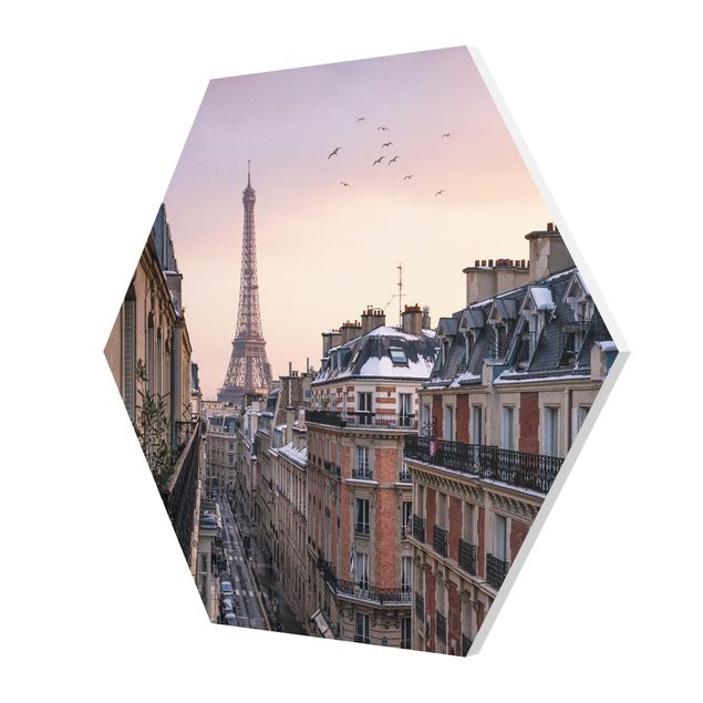 Stampa forex La Torre Eiffel al tramonto