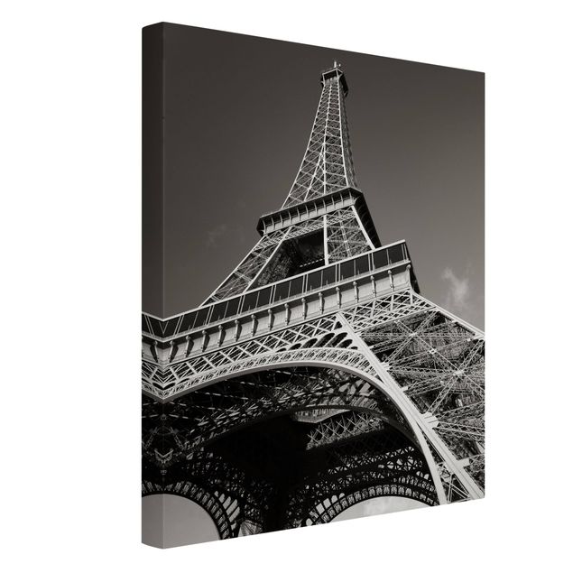Quadri bianco e nero Torre Eiffel