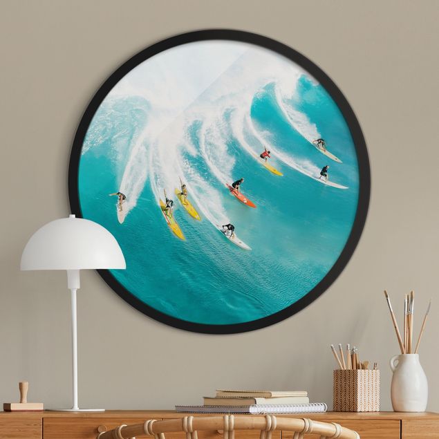 Quadri mare Semplicemente facendo surf