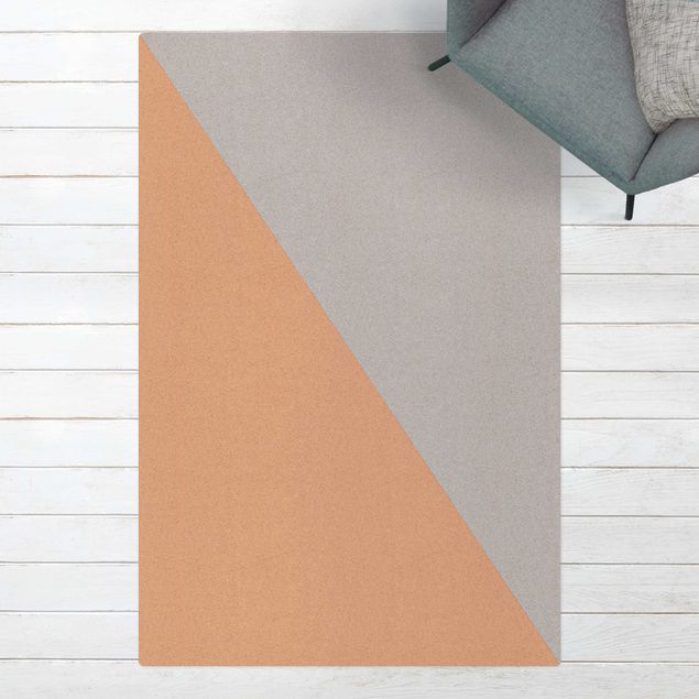 tappeti grigi Triangolo semplice in grigio