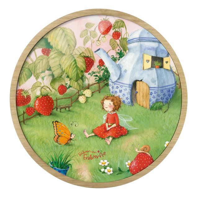 Quadri fatine The Strawberry Fairy - In giardino