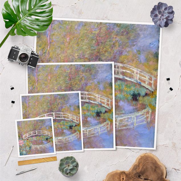 Riproduzioni quadri famosi Claude Monet - Ponte del giardino di Monet