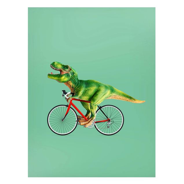 Quadri moderni   Dinosauro con bicicletta