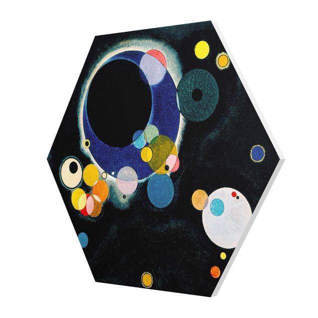 Riproduzioni quadri Wassily Kandinsky - Schizzo di cerchi