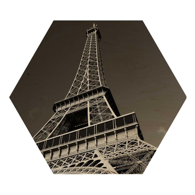 Esagono in legno - Torre Eiffel