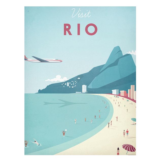 Quadri mare Poster di viaggio - Rio De Janeiro