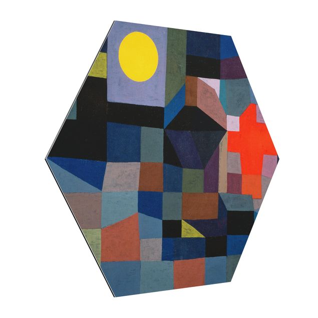 Quadri astratti Paul Klee - Fuoco di luna piena