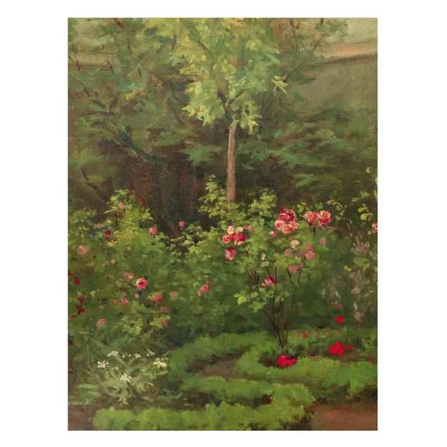 Quadro puntinismo Camille Pissarro - Un roseto