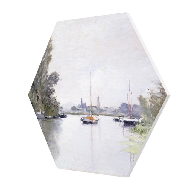 Riproduzione quadri famosi Claude Monet - Argenteuil vista dal piccolo braccio della Senna