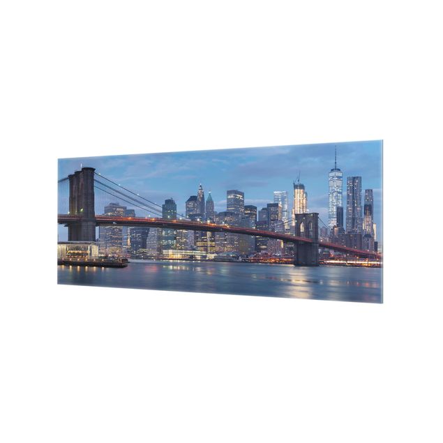 Paraschizzi in vetro - Brooklyn Bridge Manhattan New York