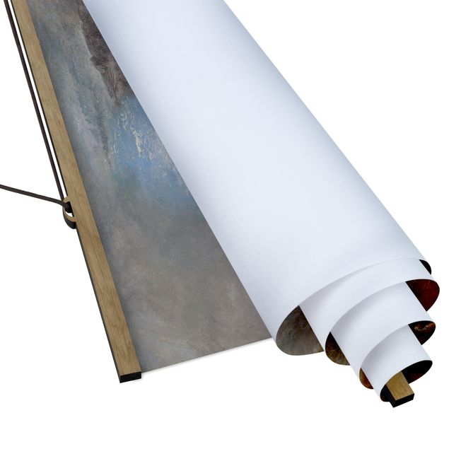 Stile di pittura William Turner - Razzi e luci blu (a portata di mano) per avvertire i battelli a vapore della presenza di secche