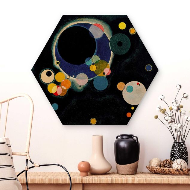 Stampe quadri famosi Wassily Kandinsky - Schizzo di cerchi