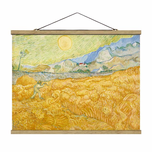 Riproduzioni quadri famosi Vincent Van Gogh - Il raccolto, il campo di grano