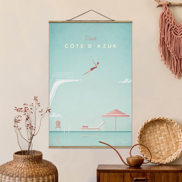 Quadri mare Poster di viaggio - Costa Azzurra
