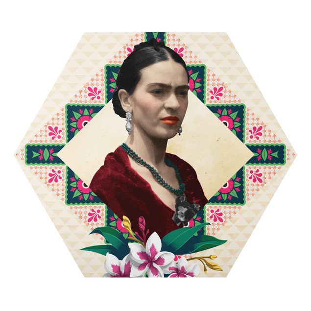 Quadri Frida Kahlo Frida Kahlo - Fiori e geometria