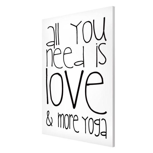 Quadri bianco e nero Amore e yoga