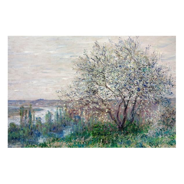 Stampe quadri famosi Claude Monet - Primavera a Vétheuil
