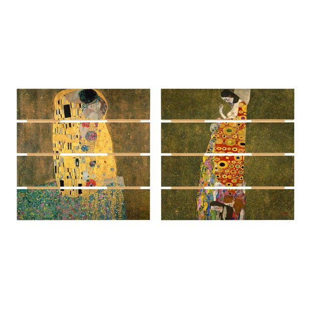 Quadro klimt Gustav Klimt - Bacio e speranza