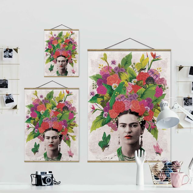 Quadri di frida kahlo Frida Kahlo - Ritratto di fiori