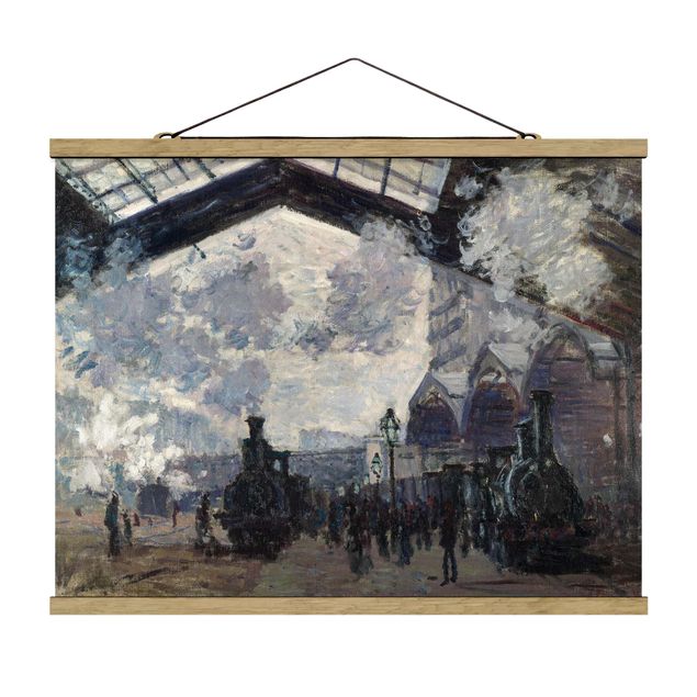 Quadro moderno Claude Monet - Gare Saint Lazare