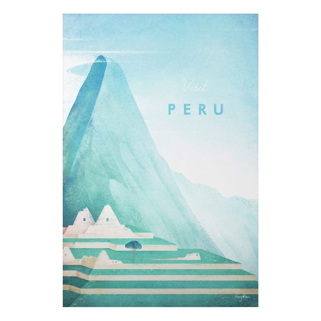 Quadro montagna Poster di viaggio - Perù