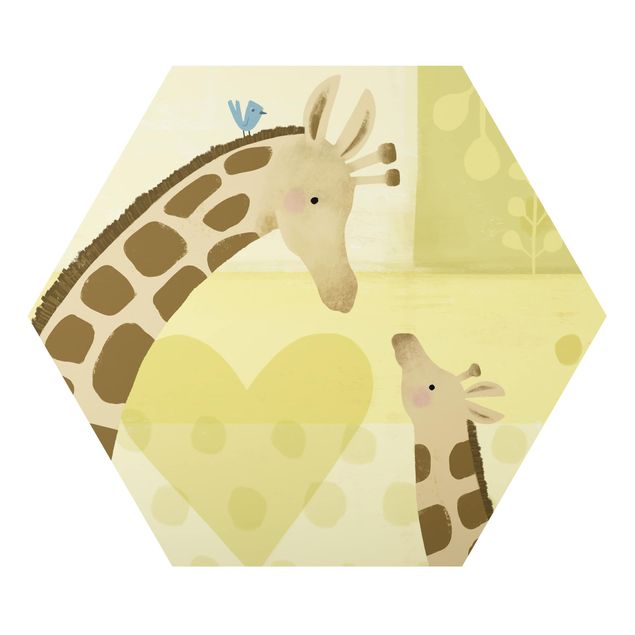 Quadri con animali Io e la mamma - Giraffe