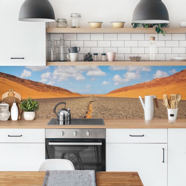Rivestimento cucina moderna Strada del deserto