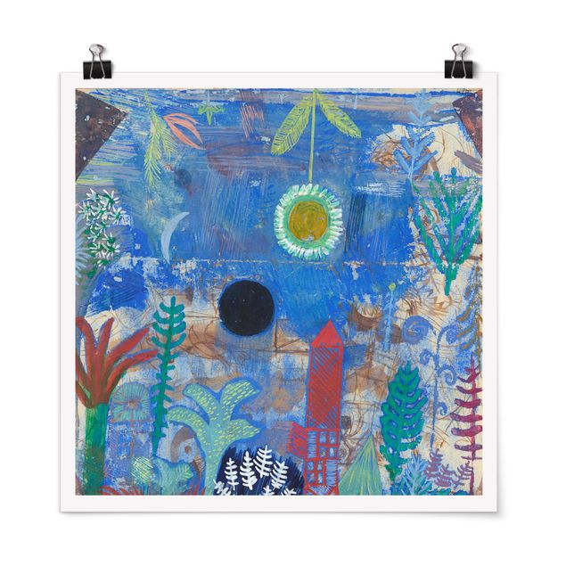 Quadro moderno Paul Klee - Paesaggio sommerso