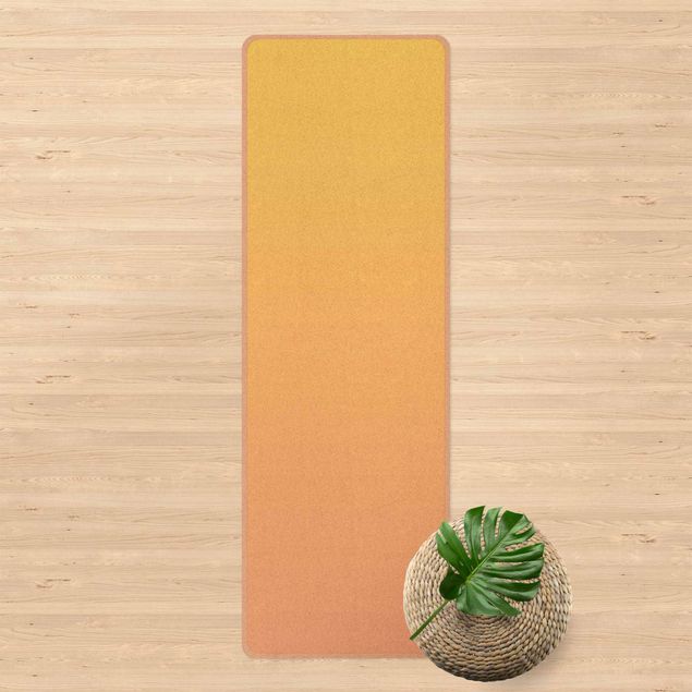 tappeto design moderno Colore sfumato arancione