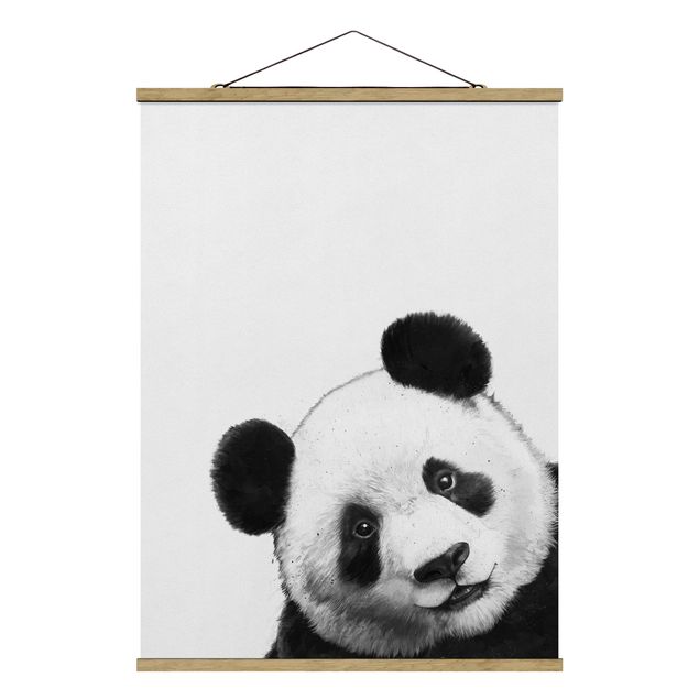 Quadri moderni   Illustrazione - Panda Disegno in bianco e nero