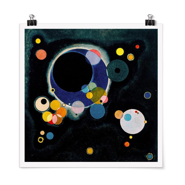 Quadro espressionismo Wassily Kandinsky - Schizzo di cerchi