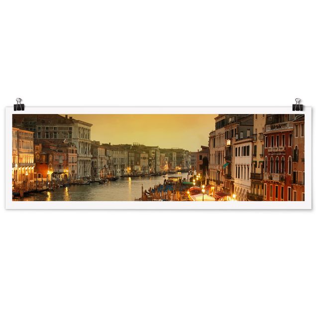 Poster skyline Canal Grande di Venezia