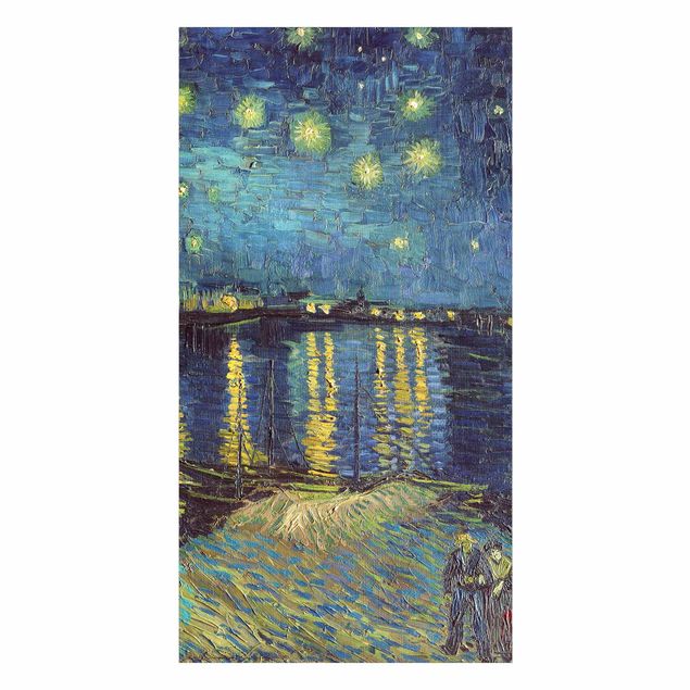 Riproduzioni Vincent Van Gogh - Notte stellata sul Rodano