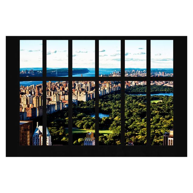 Carte da parati architettura Vista dalla finestra di Central Park a New York