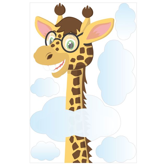 Pellicola per vetri Giraffa divertente