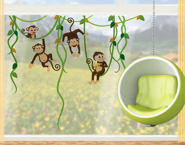 Decorazioni camera neonato Fascia con scimmia