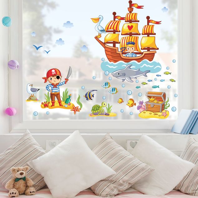 Decorazioni camera bambini Set Mondo sommerso - Pirati