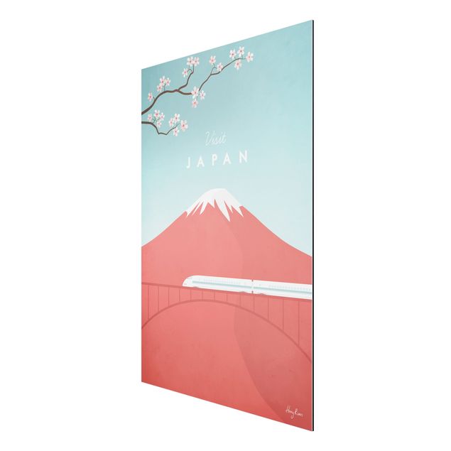 Quadri con fiori Poster di viaggio - Giappone